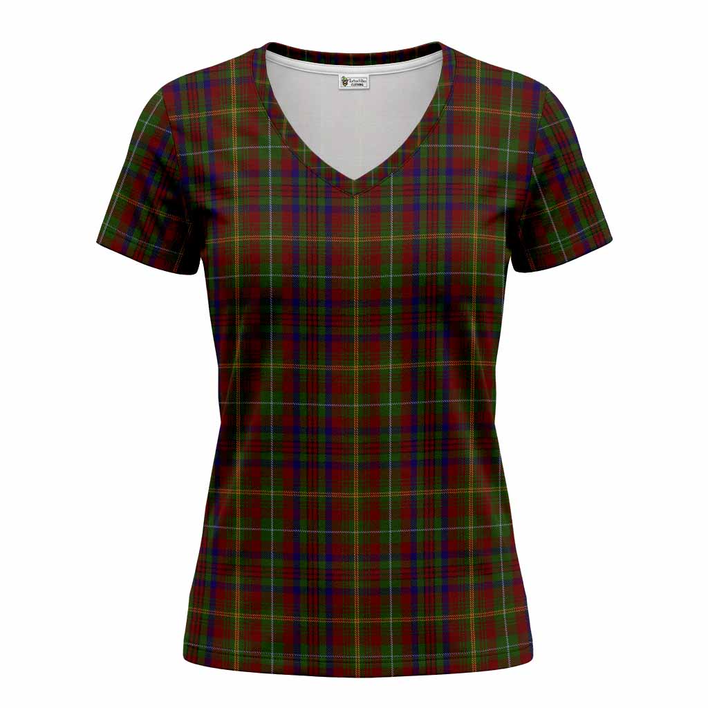 MacMaster (McMaster) Tartan Women T shirt Women V-Neck - Tartan Vibes Clothing