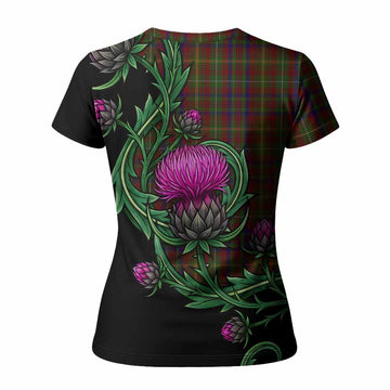 MacMaster (McMaster) Tartan Women T shirt Resilient Scottish Thistle - Tartan Vibes Clothing