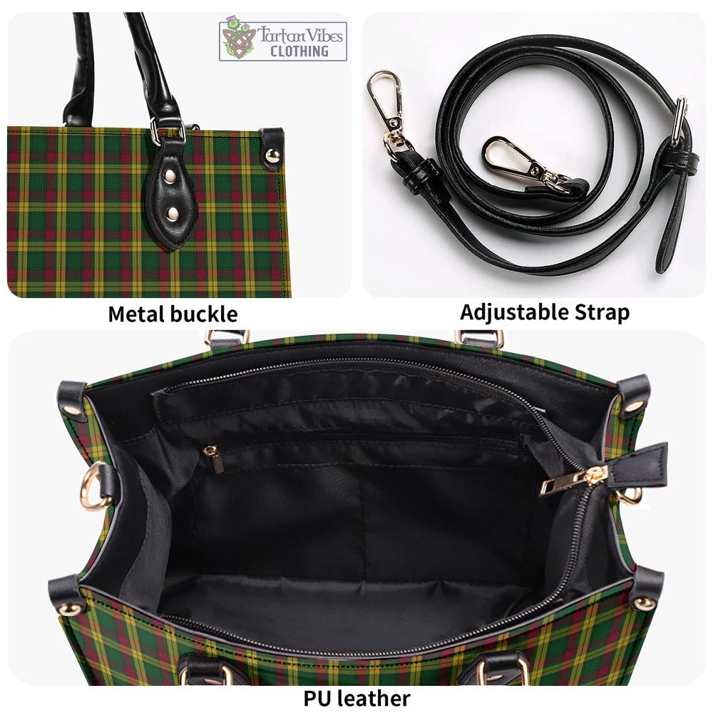 Tartan Vibes Clothing MacMillan Ancient Tartan Luxury Leather Handbags