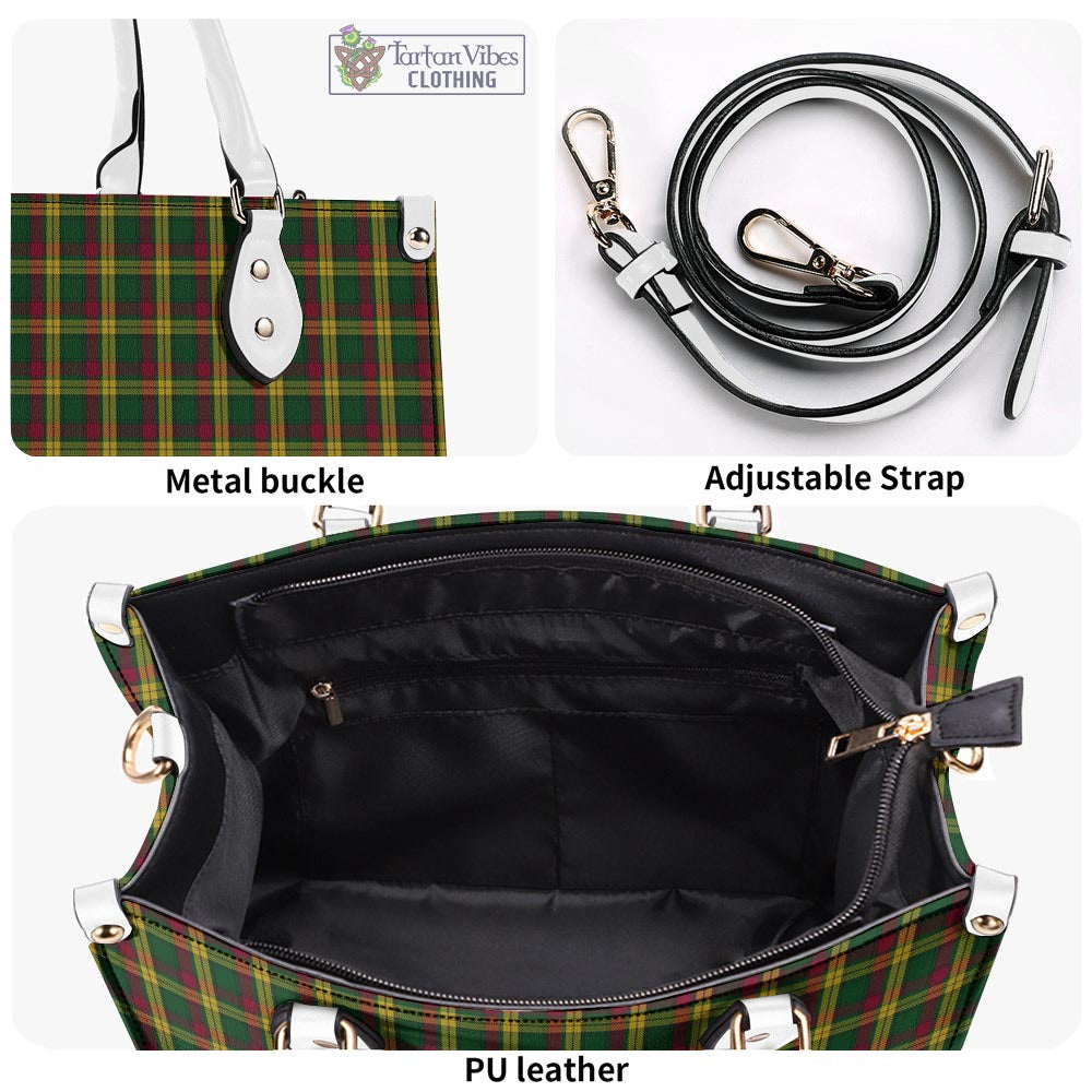 Tartan Vibes Clothing MacMillan Ancient Tartan Luxury Leather Handbags