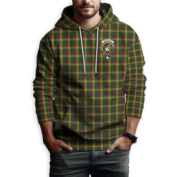 MacMillan Ancient Tartan Hoodie with Family Crest