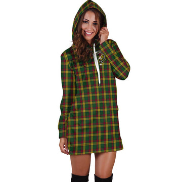 MacMillan (McMillan) Tartan Hoodie Dress with Family Crest