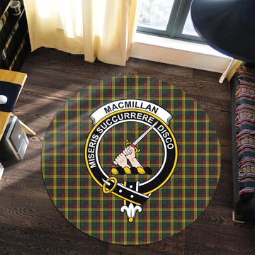 macmillan-ancient-tartan-round-rug-with-family-crest