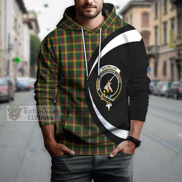 MacMillan (McMillan) Tartan Hoodie with Family Crest Circle Style Zip Hoodie - Tartan Vibes Clothing