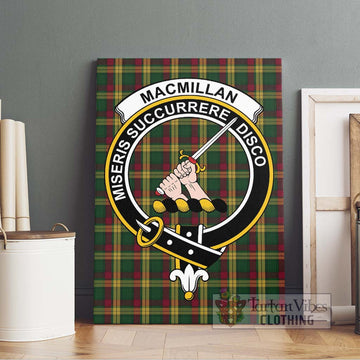 MacMillan (McMillan) Tartan Canvas Print Wall Art with Family Crest Without Frame - Tartan Vibes Clothing