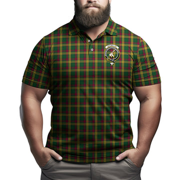 MacMillan (McMillan) Tartan Men's Polo Shirt with Family Crest