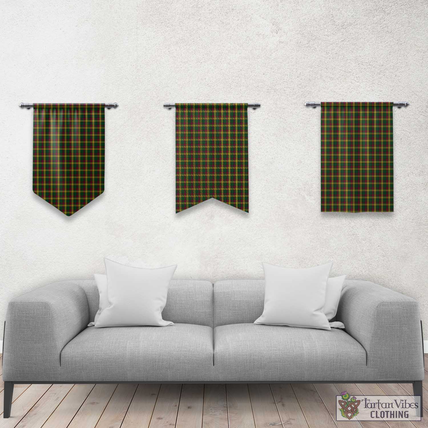Tartan Vibes Clothing MacMillan Ancient Tartan Gonfalon, Tartan Banner