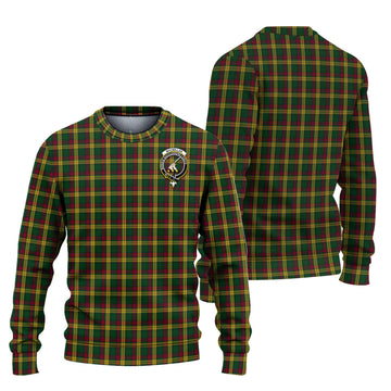 MacMillan Ancient Tartan Knitted Sweater with Family Crest Unisex - Tartanvibesclothing