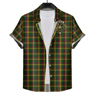 MacMillan (McMillan) Tartan Hawaiian Shirt with Family Crest