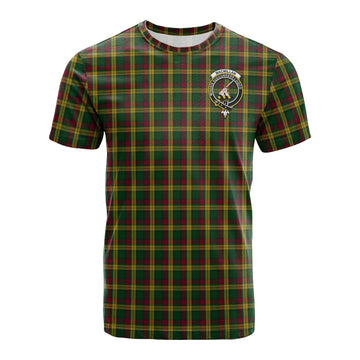 MacMillan (McMillan) Tartan T-Shirt with Family Crest - Tartan Vibes Clothing