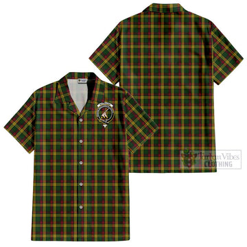 MacMillan (McMillan) Tartan Cotton Hawaiian Shirt with Family Crest Kid - Tartan Vibes Clothing