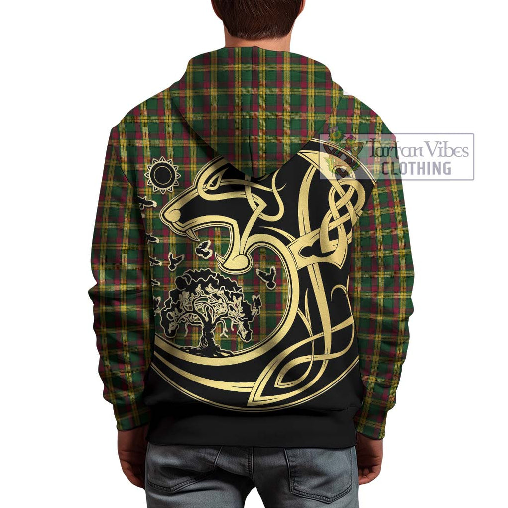 MacMillan (McMillan) Tartan Hoodie with Family Crest Celtic Wolf Style - Tartan Vibes Clothing