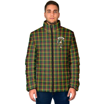 MacMillan Ancient Tartan Padded Jacket with Family Crest