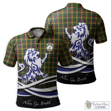 MacMillan (McMillan) Tartan Polo Shirt with Alba Gu Brath Regal Lion Emblem