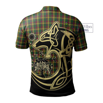 MacMillan (McMillan) Tartan Polo Shirt with Family Crest Celtic Wolf Style - Tartanvibesclothing Shop