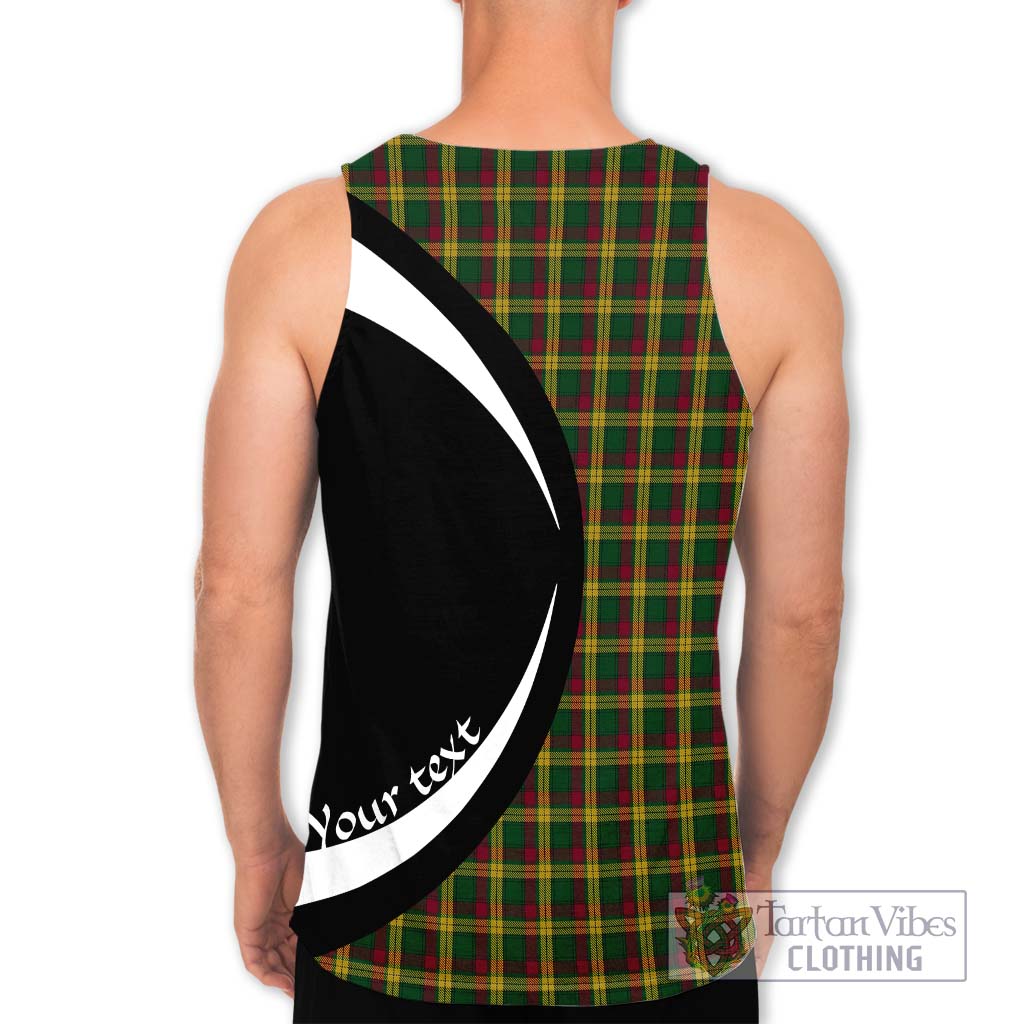 MacMillan (McMillan) Tartan Men's Tank Top with Family Crest Circle Style - Tartan Vibes Clothing