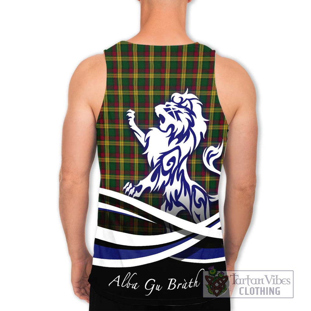 MacMillan (McMillan) Tartan Men's Tank Top with Alba Gu Brath Regal Lion Emblem - Tartanvibesclothing Shop