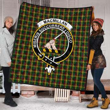 MacMillan (McMillan) Tartan Quilt with Family Crest