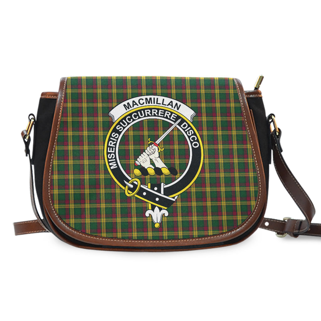 MacMillan (McMillan) Tartan Saddle Bag with Family Crest - Tartan Vibes Clothing