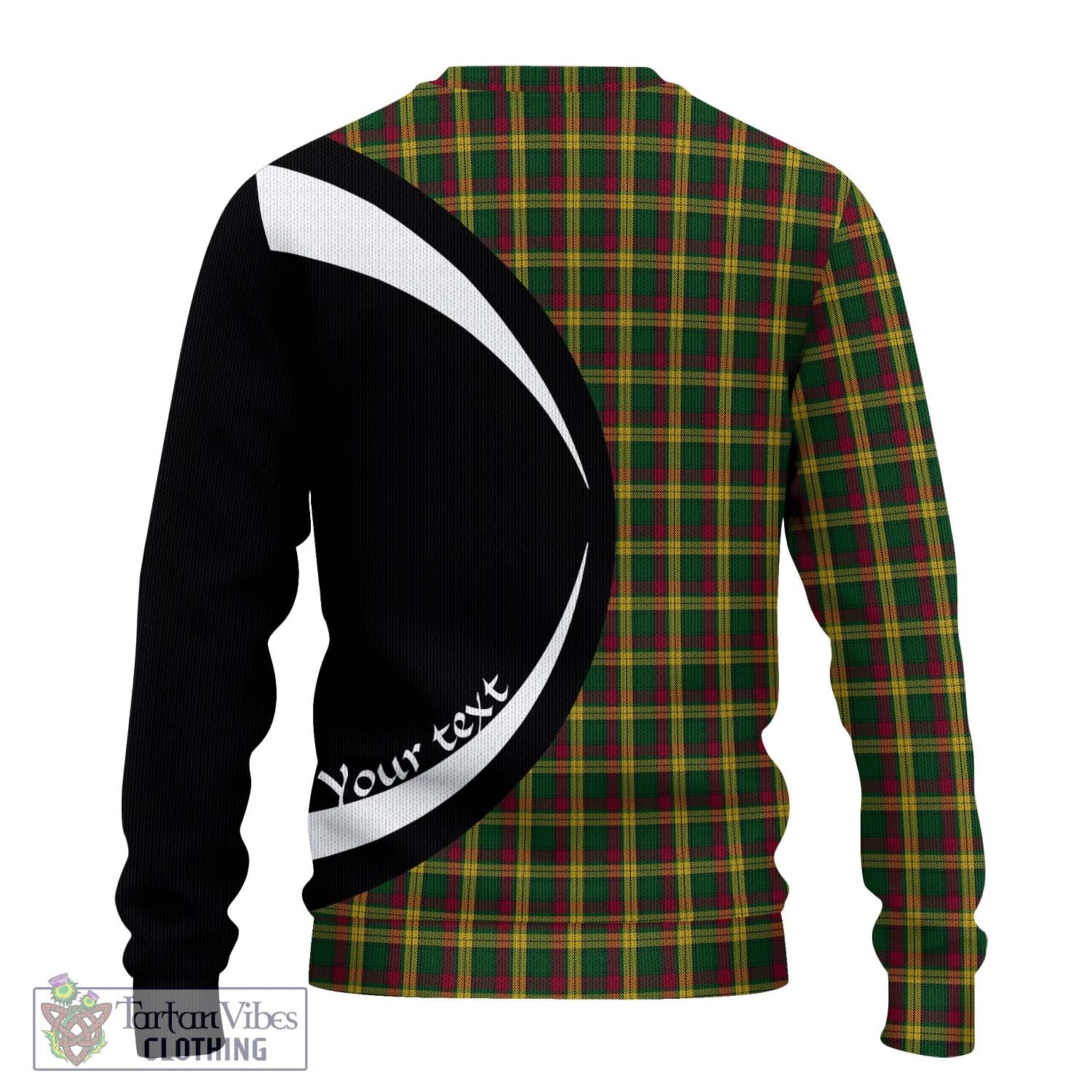 MacMillan (McMillan) Tartan Knitted Sweater with Family Crest Circle Style - Tartan Vibes Clothing