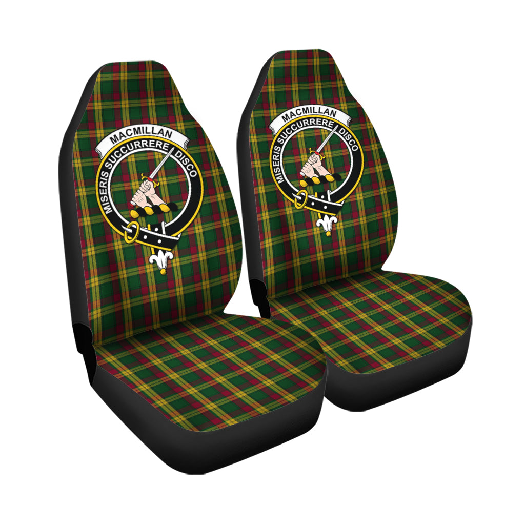 MacMillan Ancient Tartan Car Seat Cover with Family Crest - Tartanvibesclothing