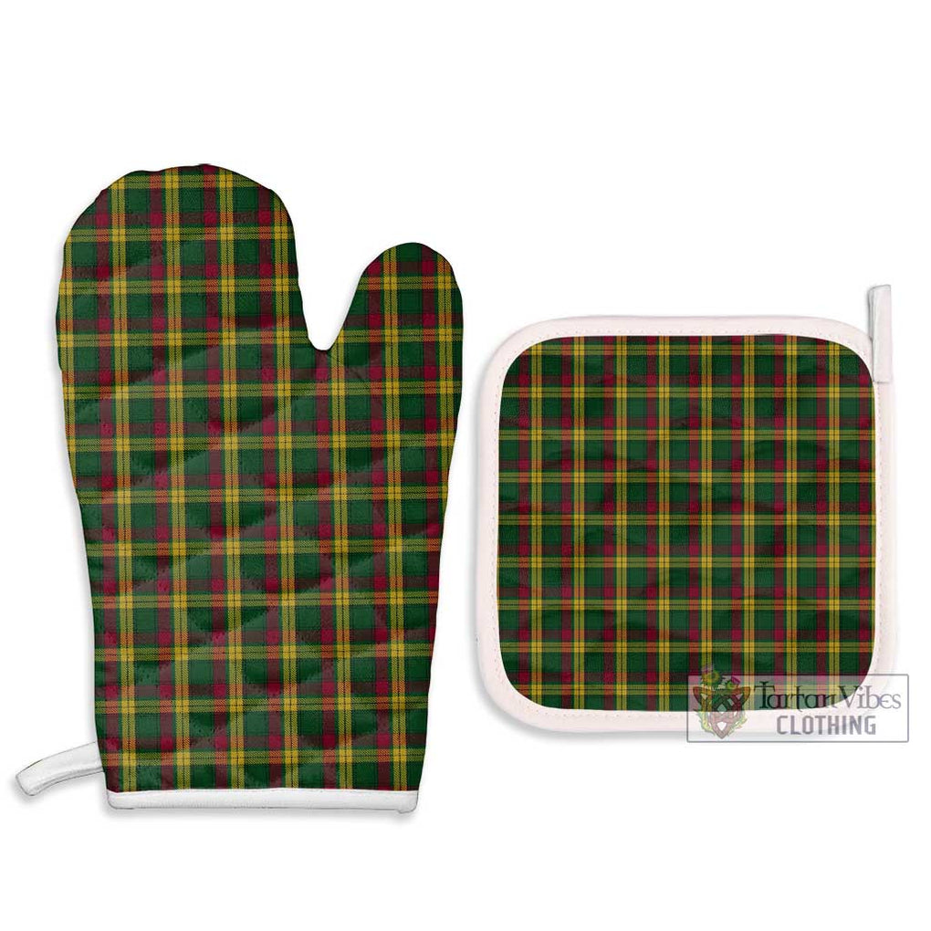 MacMillan (McMillan) Tartan Combo Oven Mitt & Pot-Holder Combo 1 Oven Mitt & 2 Pot-Holder White - Tartan Vibes Clothing