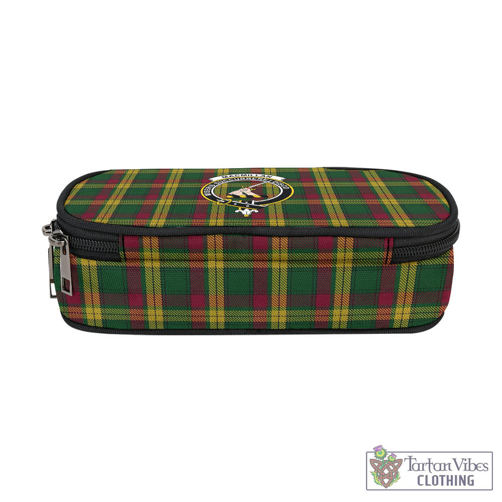 Tartan Vibes Clothing MacMillan Ancient Tartan Pen and Pencil Case with Family Crest