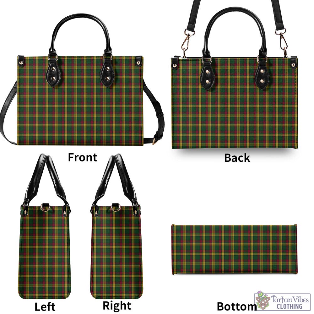 Tartan Vibes Clothing MacMillan Ancient Tartan Luxury Leather Handbags
