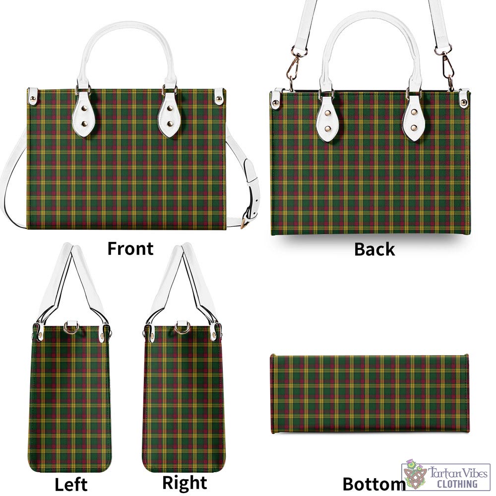 Tartan Vibes Clothing MacMillan Ancient Tartan Luxury Leather Handbags
