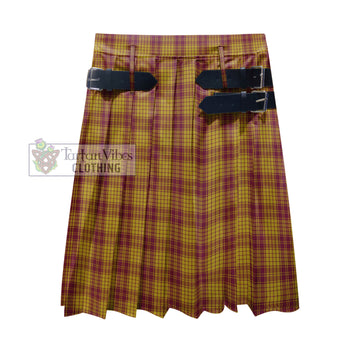 MacMillan Dress Tartan Men's Pleated Skirt - Fashion Casual Retro Scottish Kilt Style