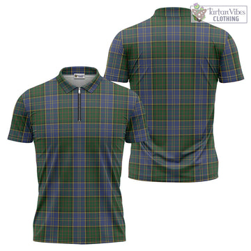 MacMillan Hunting Tartan Zipper Polo Shirt