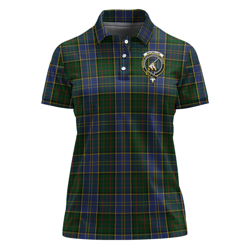 macmillan-hunting-tartan-polo-shirt-with-family-crest-for-women