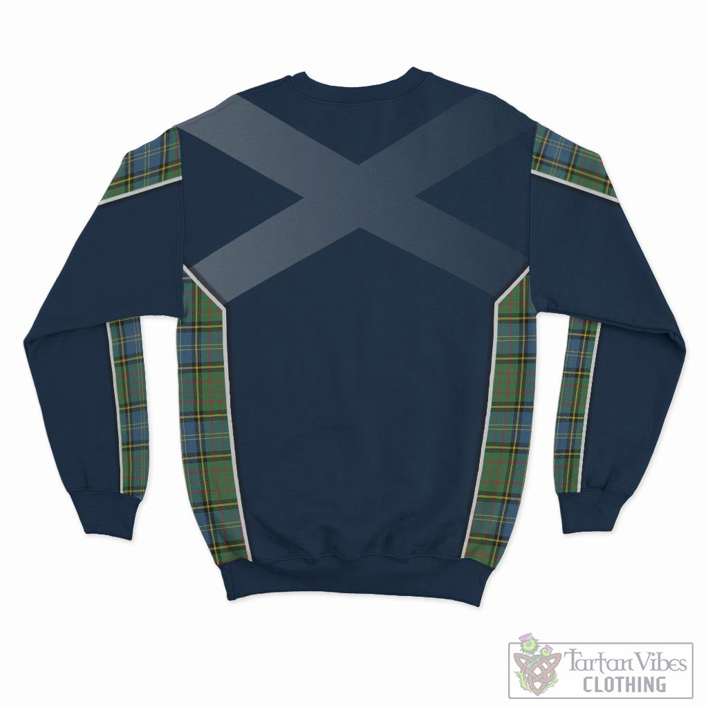 Tartan Vibes Clothing MacMillan Hunting Ancient Tartan Sweater with Family Crest and Lion Rampant Vibes Sport Style
