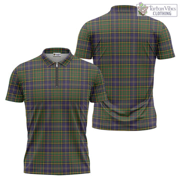 MacMillan Hunting Modern Tartan Zipper Polo Shirt