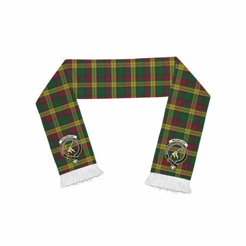 MacMillan (McMillan) Tartan Ruffneck Scarf with Family Crest