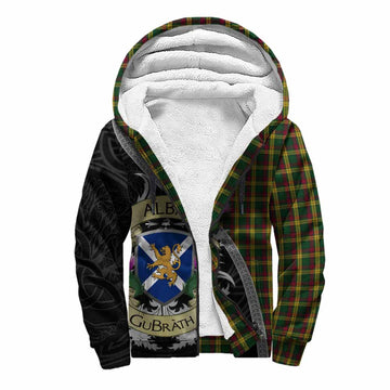 MacMillan (McMillan) Tartan Family Crest Sherpa Hoodie Lion Rampant Royal Thistle Shield Celtic Inspired
