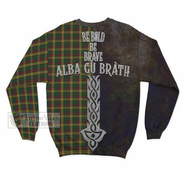 MacMillan (McMillan) Tartan Family Crest Sweatshirt Alba Gu Brath Be Brave Lion Ancient Style