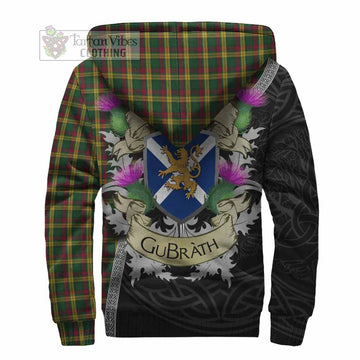 MacMillan (McMillan) Tartan Family Crest Sherpa Hoodie Lion Rampant Royal Thistle Shield Celtic Inspired