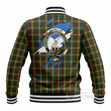 MacMillan (McMillan) Clan Crest In Me Tartan Baseball Jacket Scotland Flag Style
