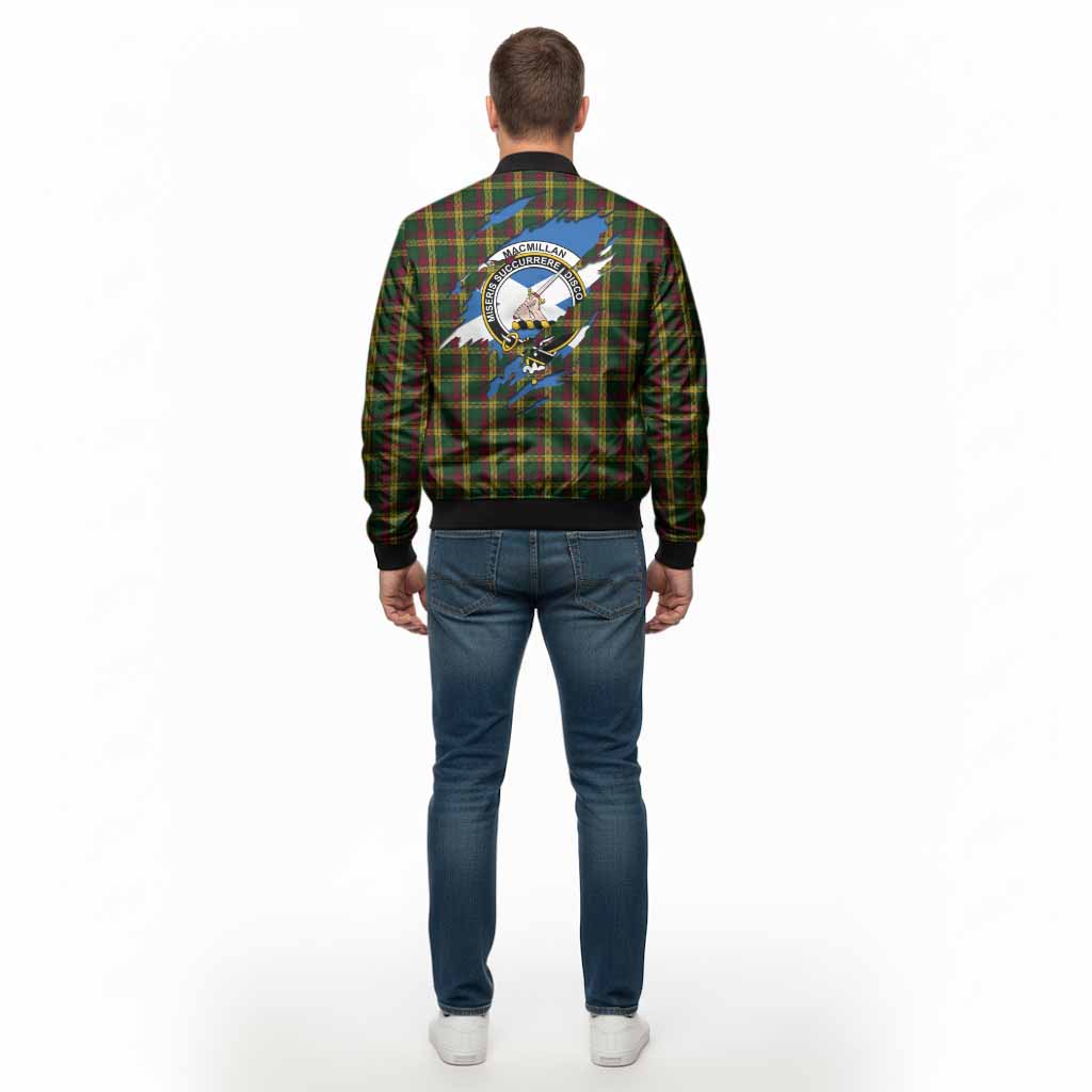 MacMillan (McMillan) Clan Crest In Me Tartan Bomber Jacket Scotland Flag Style