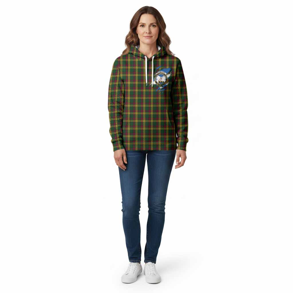 MacMillan (McMillan) Clan Crest In Me Tartan Cotton Hoodie Scotland Flag Style