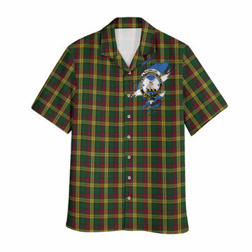 MacMillan (McMillan) Clan Crest In Me Tartan Hawaiian Shirt Scotland Flag Style