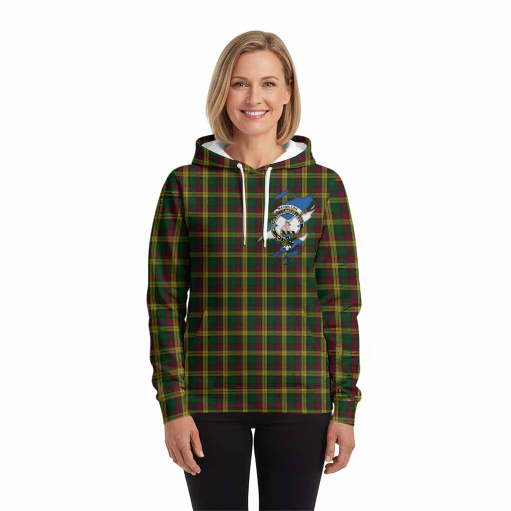 MacMillan (McMillan) Clan Crest In Me Tartan Hoodie Scotland Flag Style