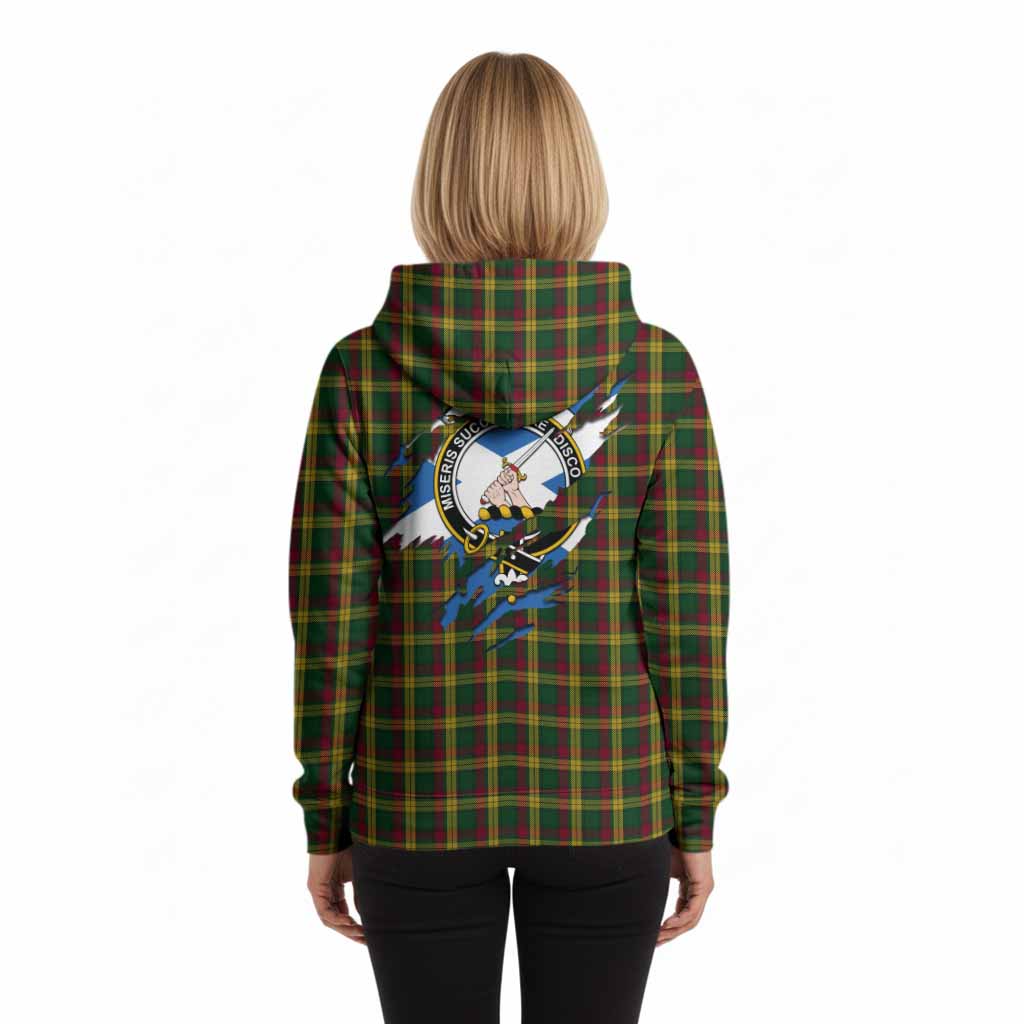 MacMillan (McMillan) Clan Crest In Me Tartan Hoodie Scotland Flag Style