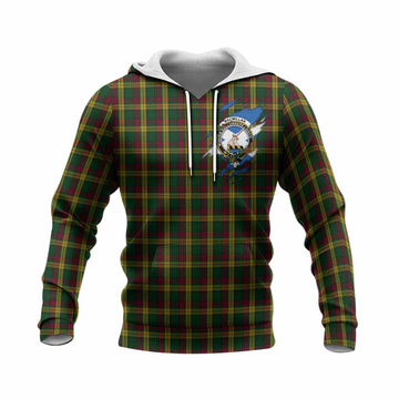 MacMillan (McMillan) Clan Crest In Me Tartan Knitted Hoodie Scotland Flag Style