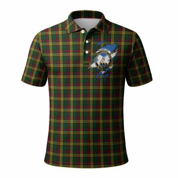 MacMillan (McMillan) Clan Crest In Me Tartan Polo Shirt Scotland Flag Style