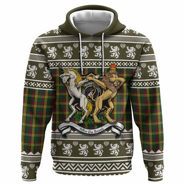MacMillan (McMillan) Clan Tartan Crest Christmas Hoodie Coat of Arms Funny Style