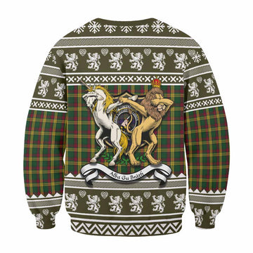 MacMillan (McMillan) Clan Tartan Crest Christmas Sweatshirt Coat of Arms Funny Style