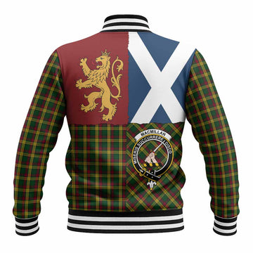 MacMillan (McMillan) Crest Tartan Baseball Jacket with Lion Rampant Saltire Style