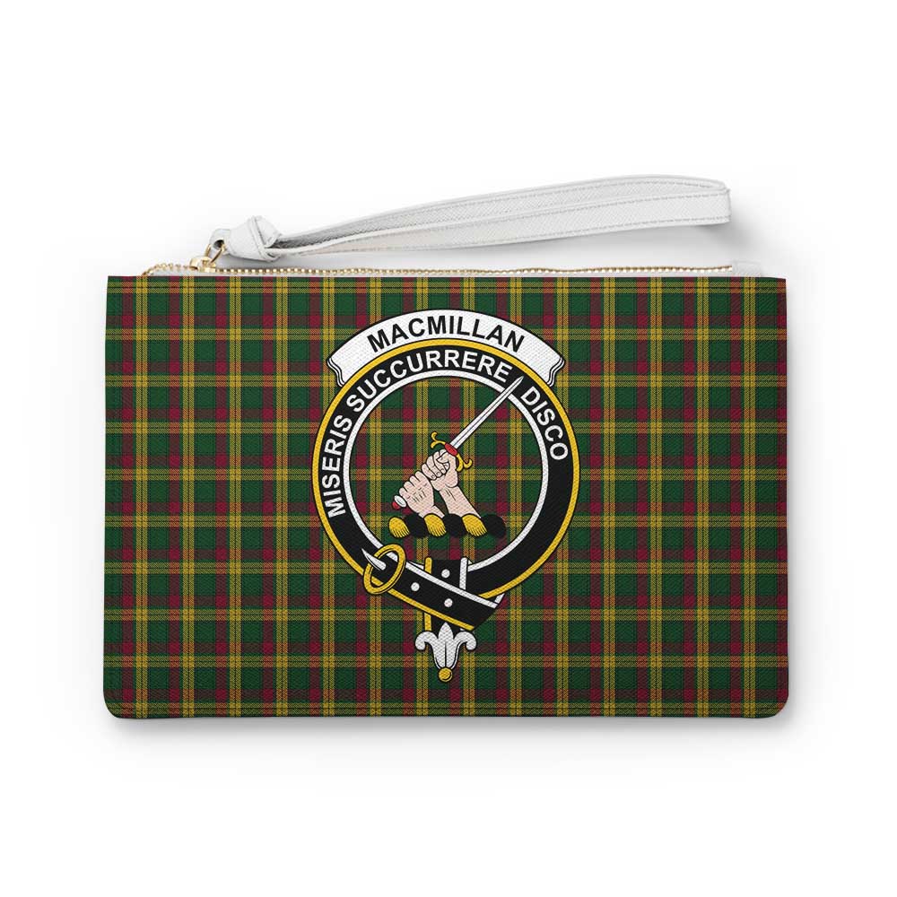 Tartan Vibes Clothing MacMillan (McMillan) Family Crest Tartan Clutch Bag